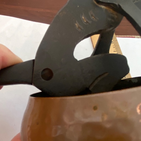 Antique Monkey Cigar Cutter with Copper tray - Picture 12 of 13